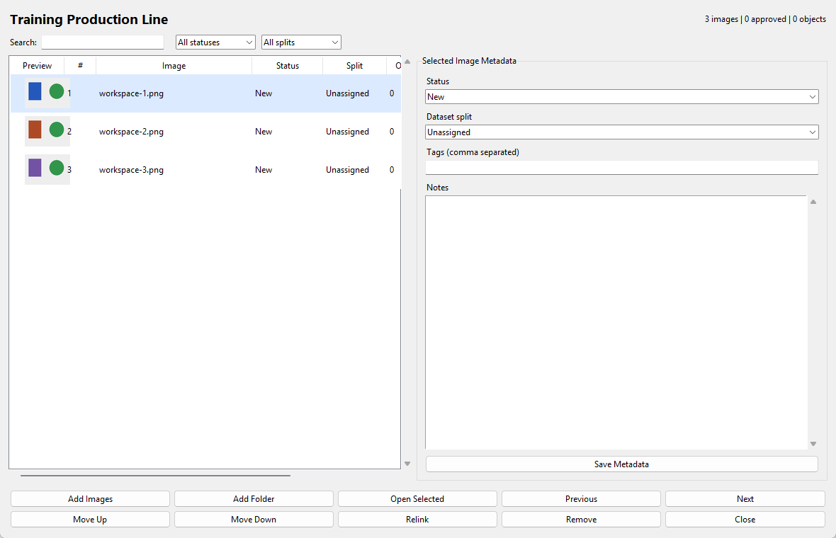 Multi-image Workspace Manager