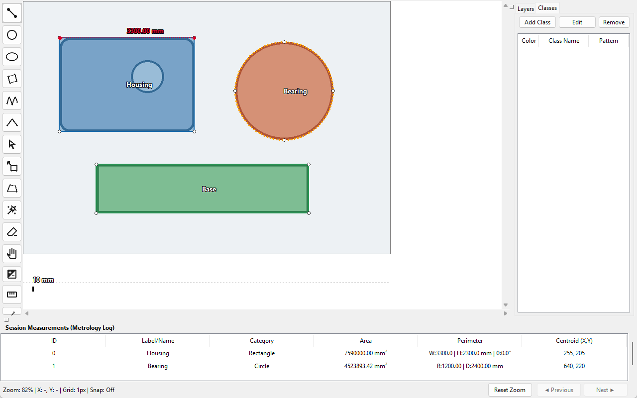 Separate Layers and Classes panels